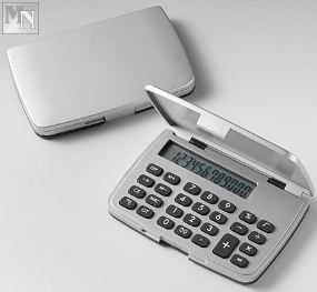Werbeartikel Taschenrechner (Silvercase)